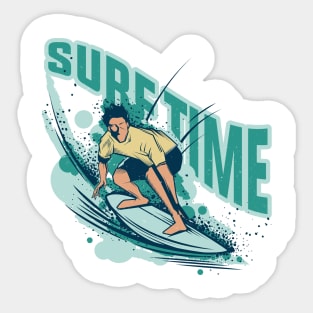 summer, Surf Time Sticker